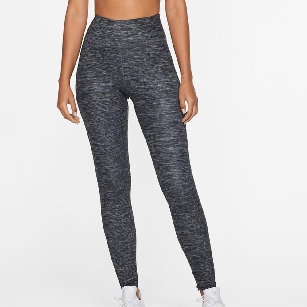 Nike Gray One Luxe Heathered Leggings